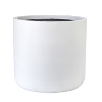 Mojay Pots Gardenlite Cylinder White - Small 37x32cm