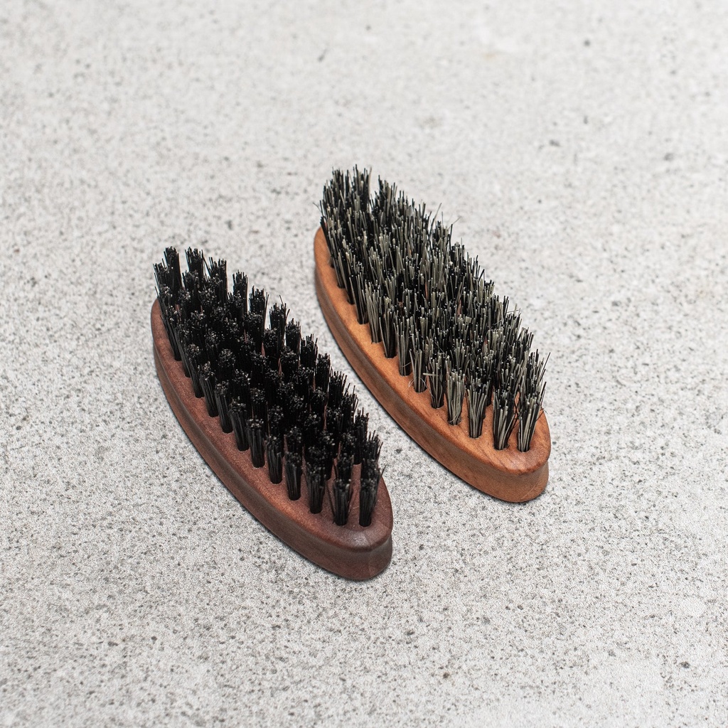Beard Brush Bristles Oval