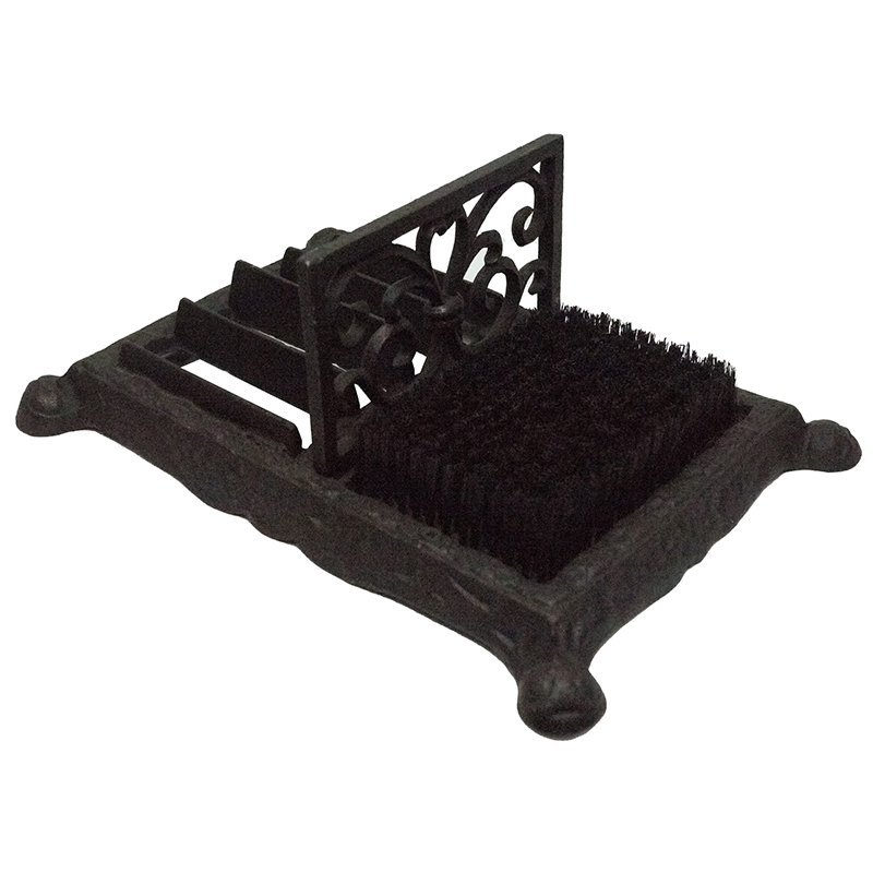 Cast Iron Boot Scraper and Brush