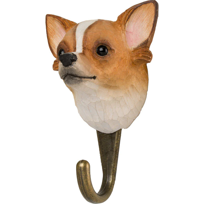 Hand Carved Hook - Chihuahua