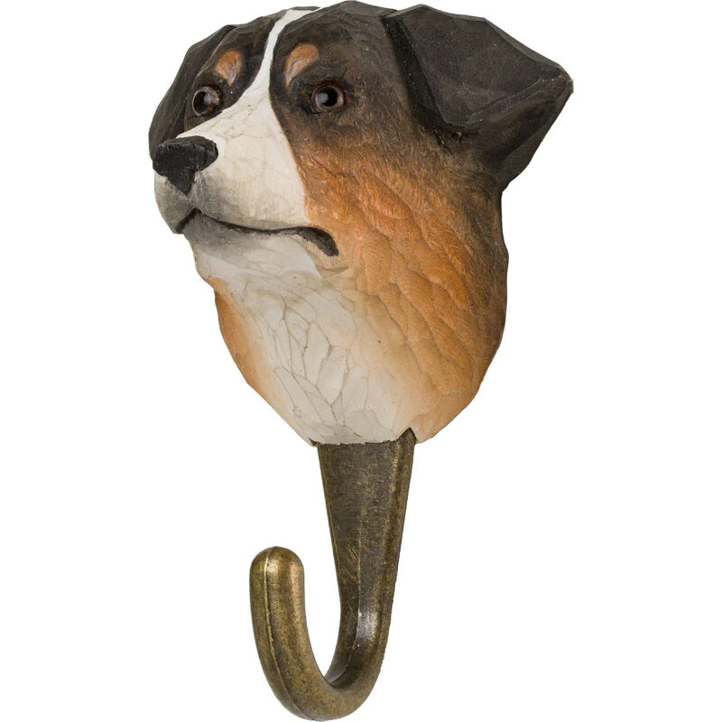 Hand Carved Hook - Australian Shepherd