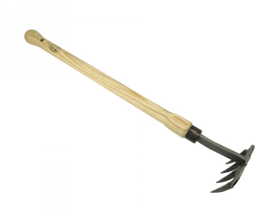 DeWit 4-Tine Mid-handled Weed Claw