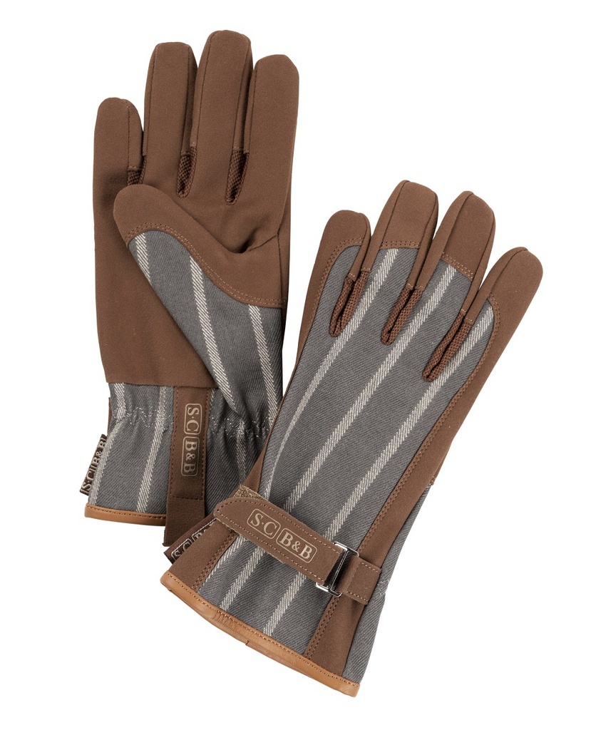 Sophie Conran - Everyday Gloves Grey Ticking