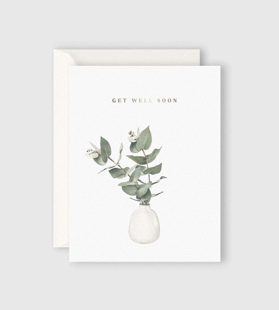 Father Rabbit Greeting Card (Teapot Get Well Soon)