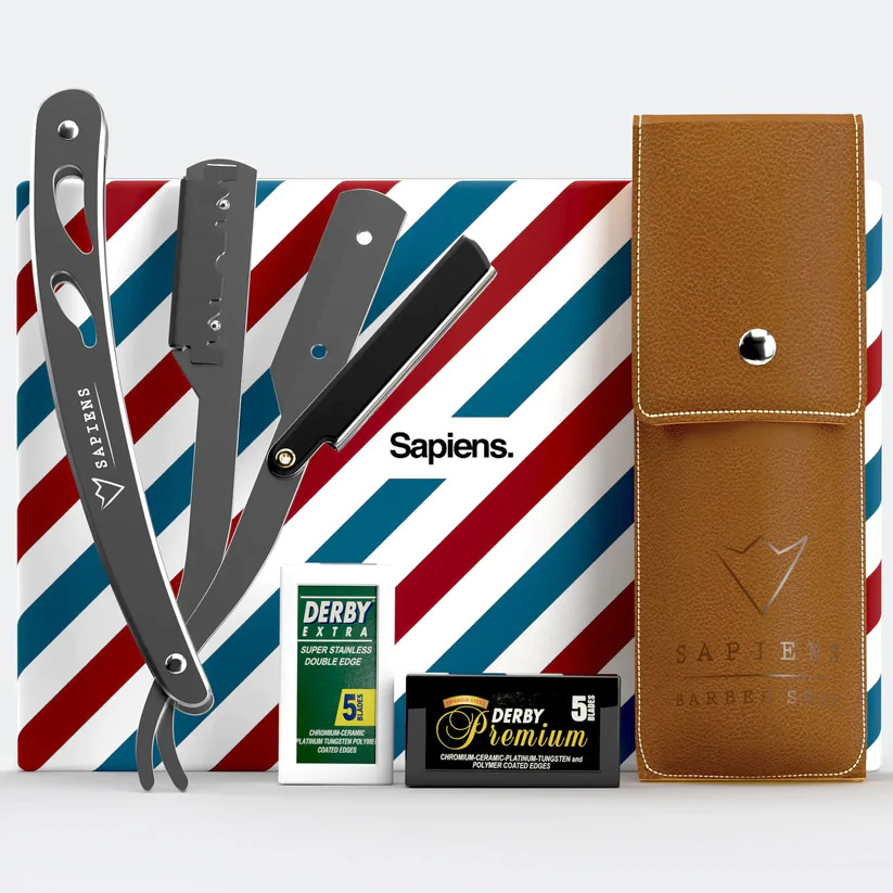 Barber's Straight Razor - Silver Stainless Steel