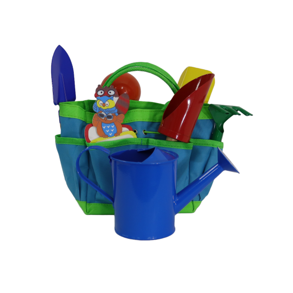 8 Piece Kids Garden Tool Kit - Blue