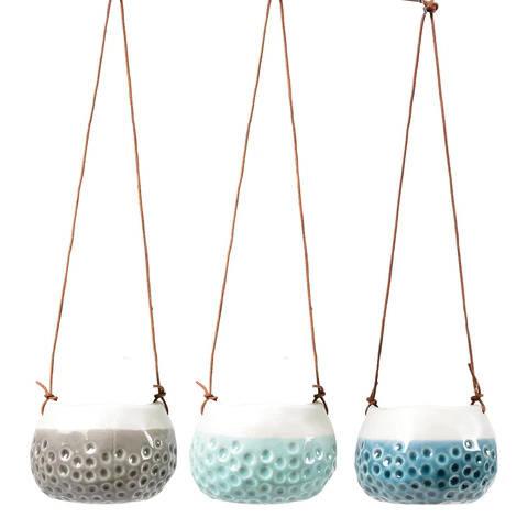 Hanging Pots Baby Dotty Trio