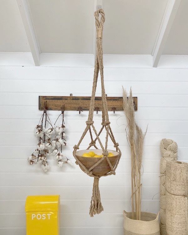 Handmade Jute Natural Rope Pot Plant Hanger