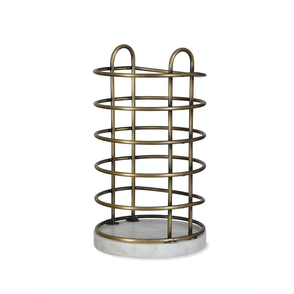 Brompton Utensil Holder with Marble Base