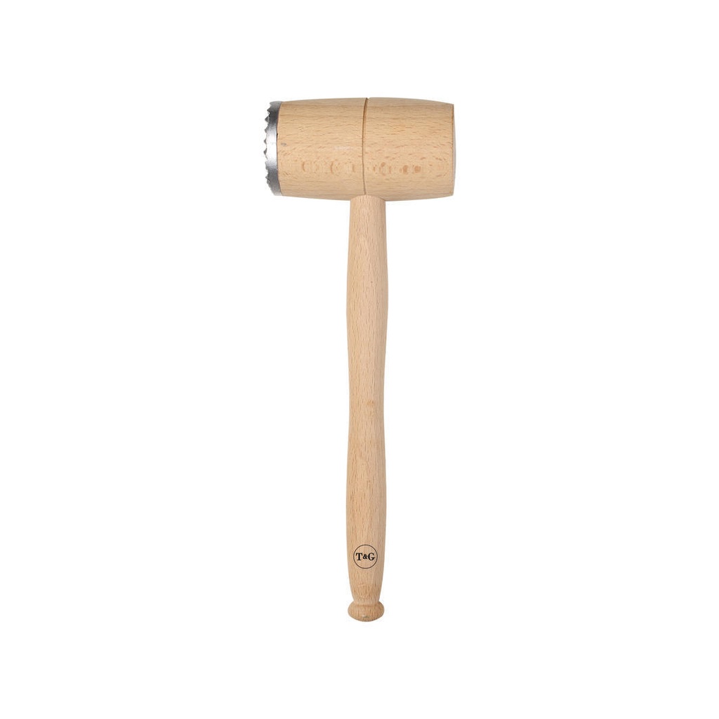 Wooden Meat Hammer with metal head, FSC Beech, 280mm