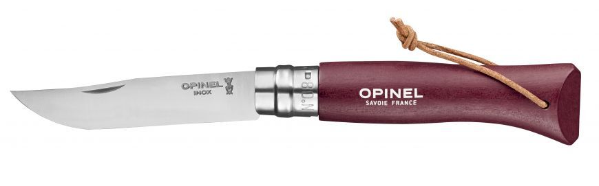 Opinel No.08 Trekking - Burgundy