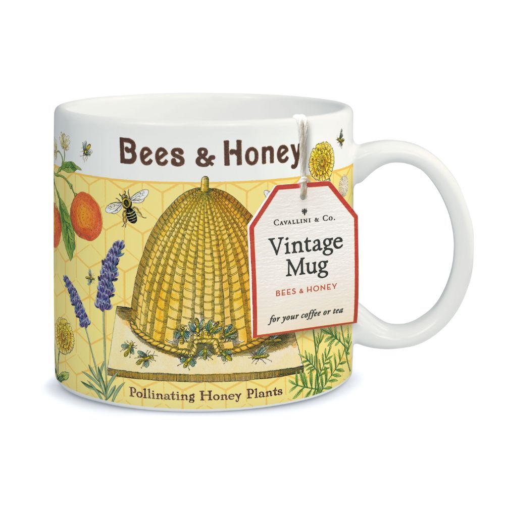 Cavallini Mug Vintage Bees & Honey