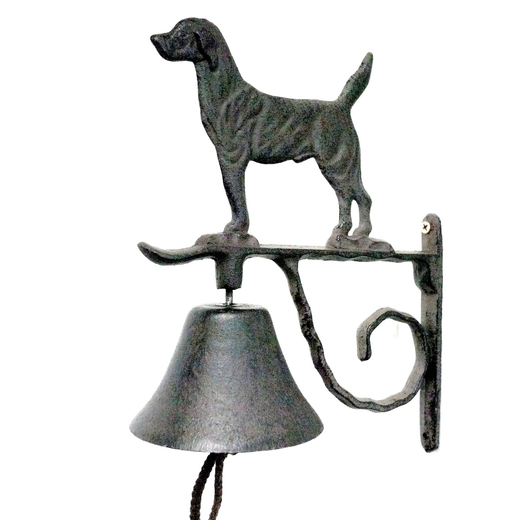 Cast Iron Wall Bell - Dog