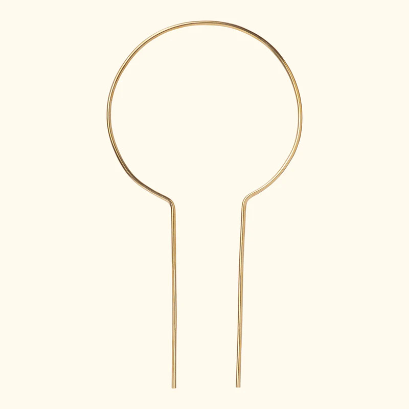Brass Plant Stake - Circle