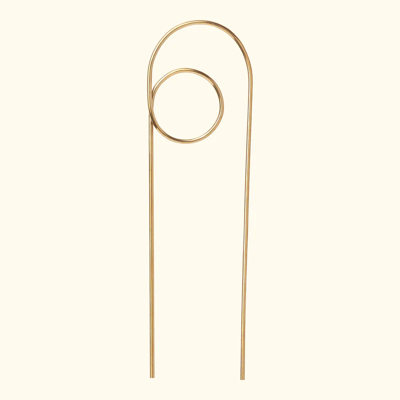 Brass Plant Stake - Loop