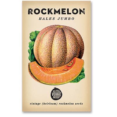 Heirloom Seeds - Rockmelon (Hales Jumbo)