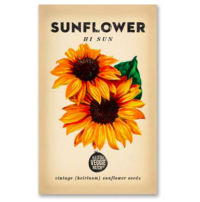 Heirloom Seeds - Sunflower (Giant Single)