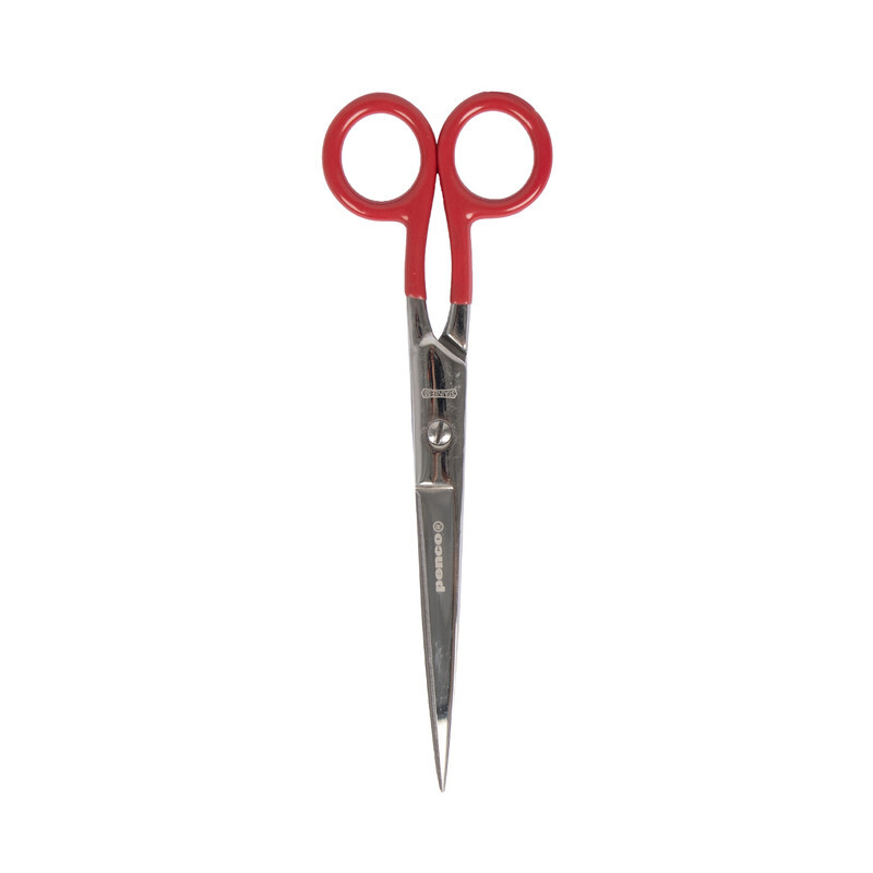 Stainless Steel Scissors - Red - Large
