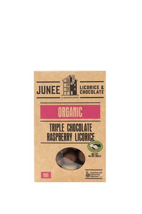 Triple Chocolate Coated Raspberry Licorice