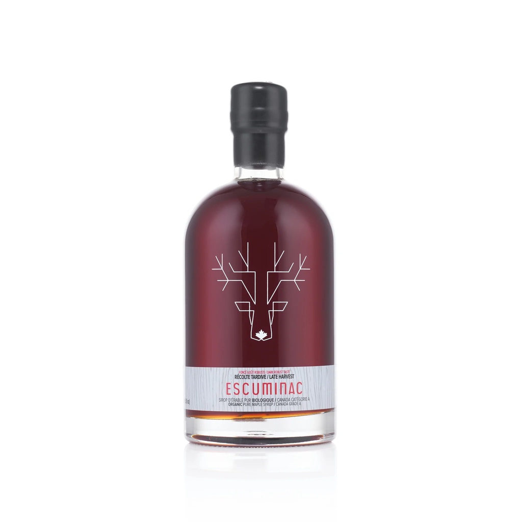 Escuminac "Late Harvest" 500mL Organic Maple Syrup