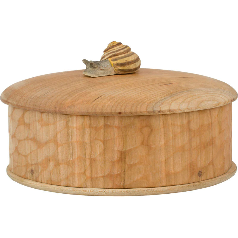 Wooden Snail Box
