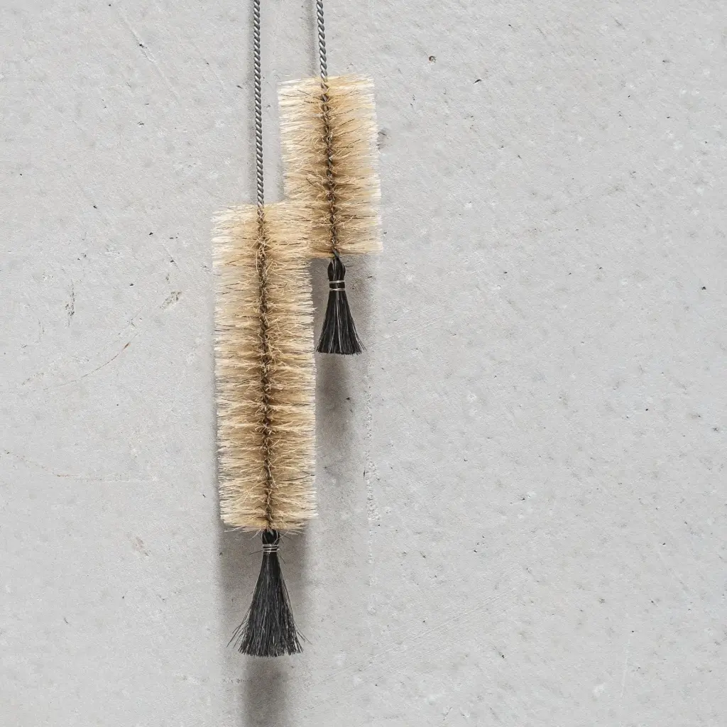 Bottle Brush | Bristle Tip for Bottles & Glassware - Large