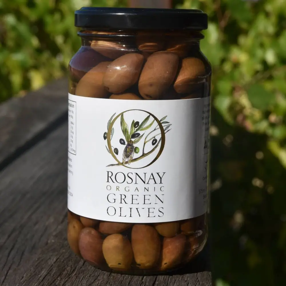 Rosnay Organic Green Kalamata Olives 500ml