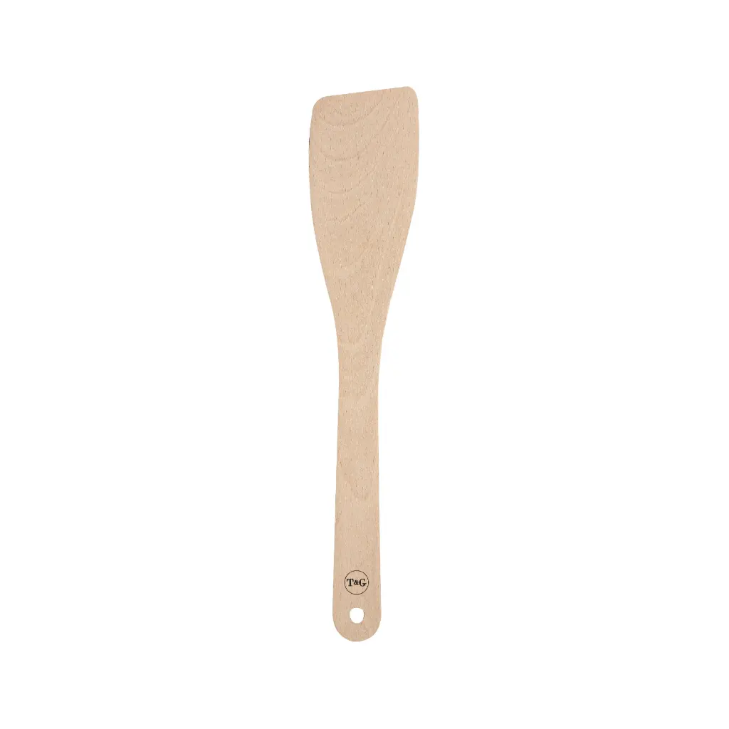 Wooden Wok Spatula, Curved, Beech, 300mm