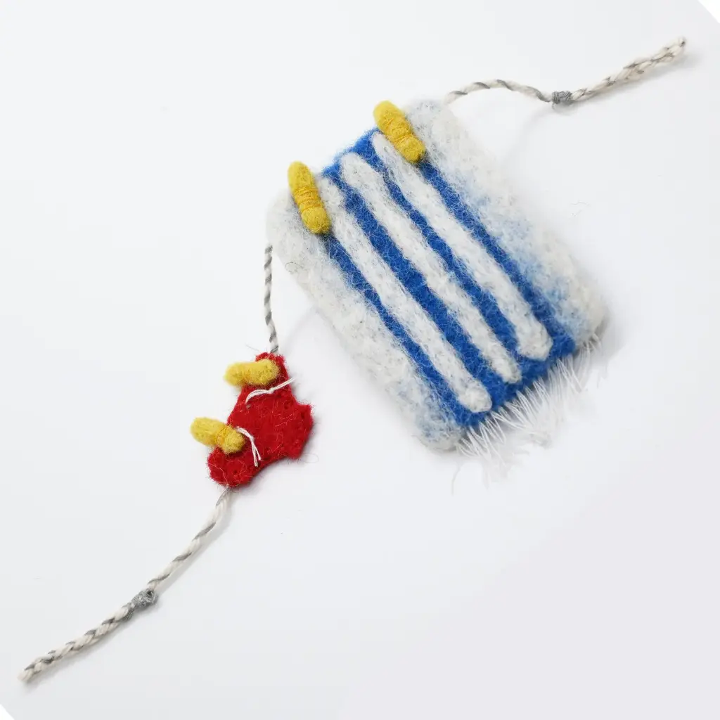 Aussie Clothesline - Handmade Felt Ornament