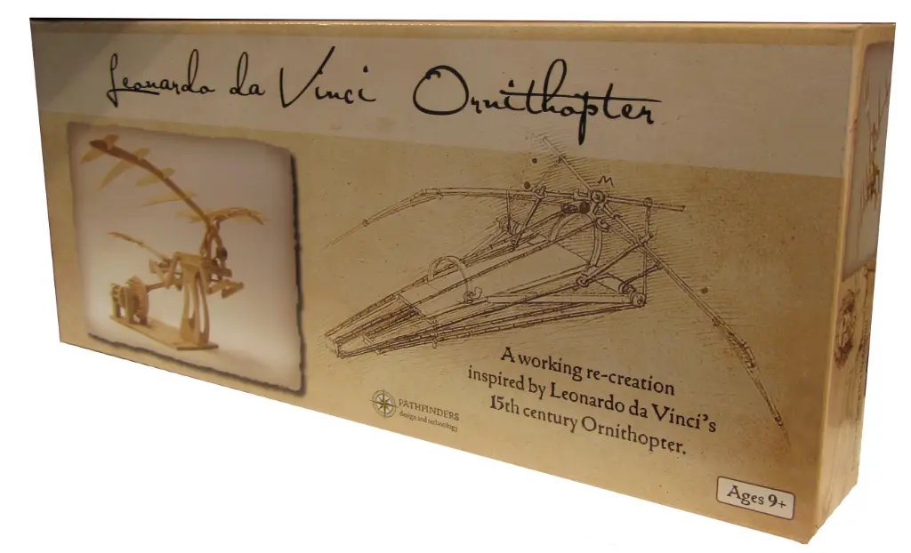 Da Vinci Ornithopter Wooden Kit