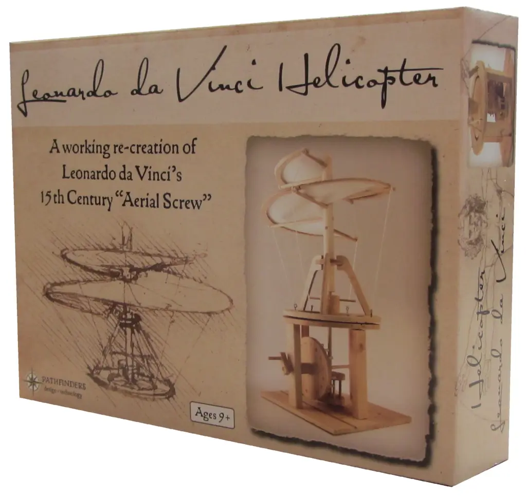 Da Vinci Helicopter Wooden Kit