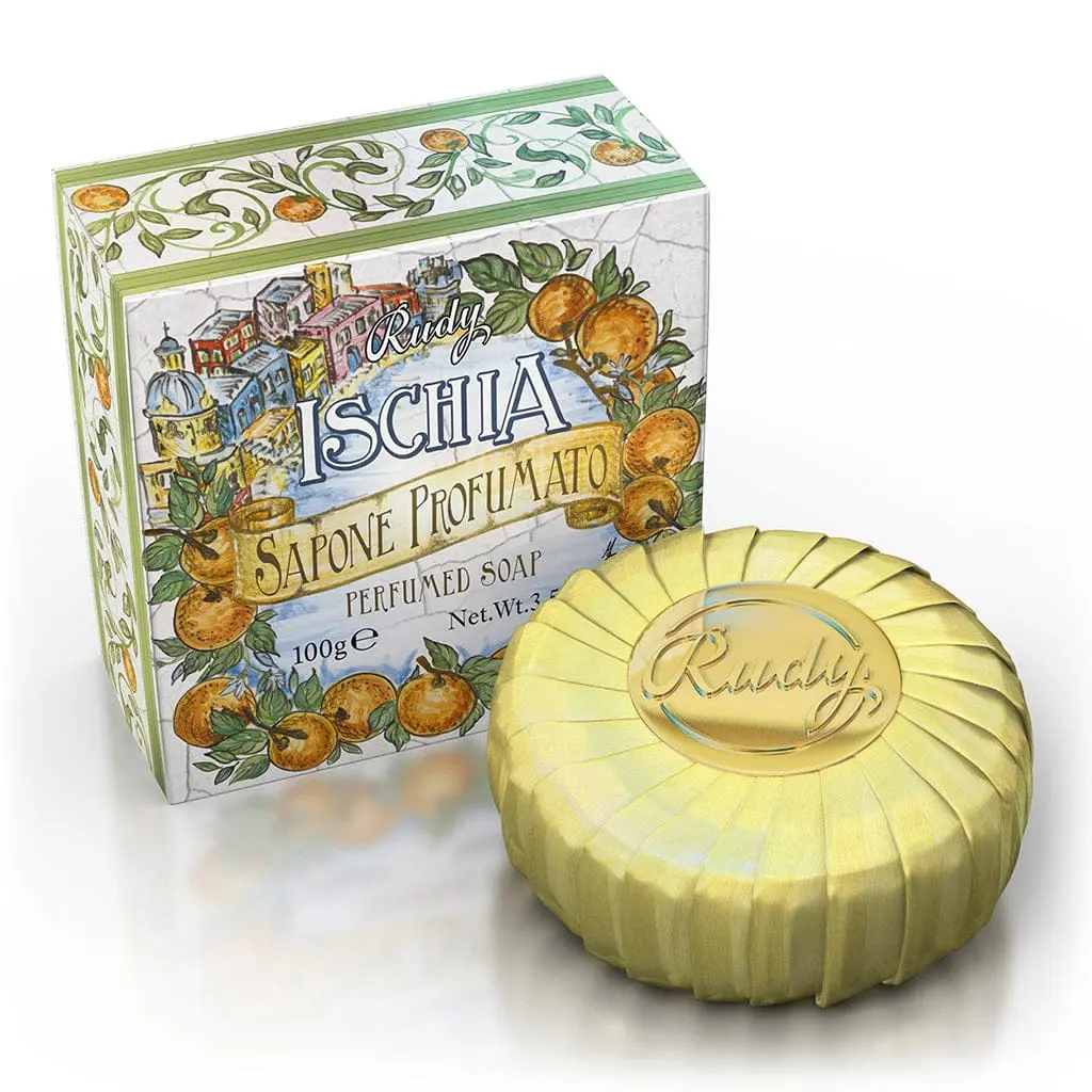 Rudy Ischia Soap Bar - Citrus Marine and Soft Florals (100g)