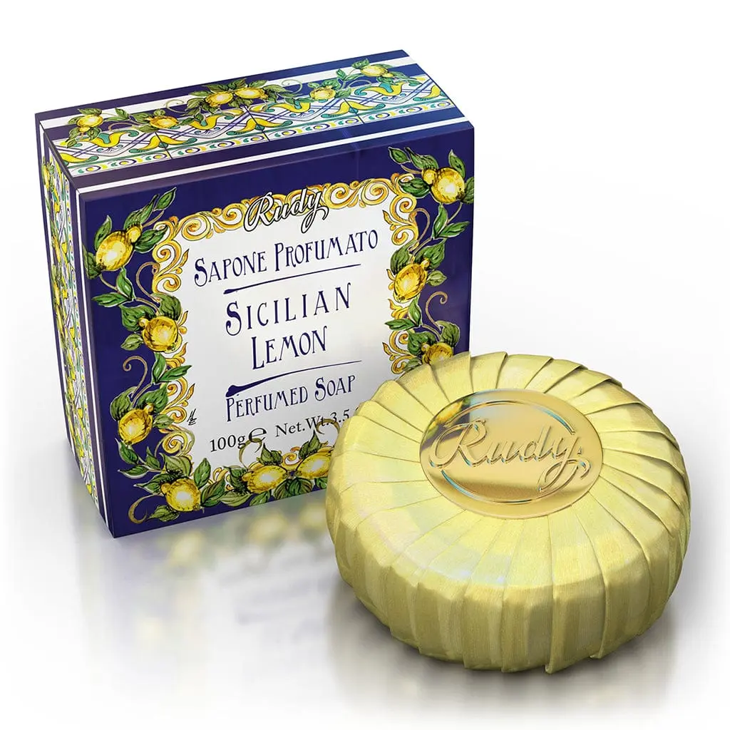 Rudy Sicilian Lemon Soap Bar - Limoni di Sicilia (100g)