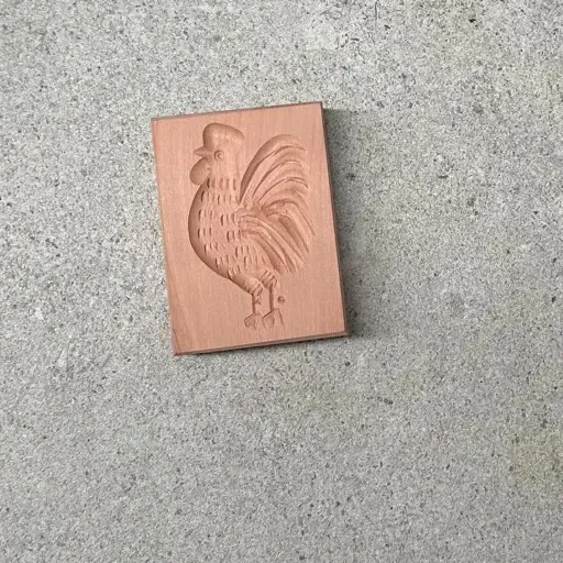 [29843] Biscuit Mould - Cockeral Pearwood