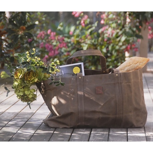 [2718] Waxed Canvas Boot Bag / Carry-All
