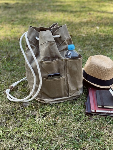 [26302] Waxed Canvas Utility Bag