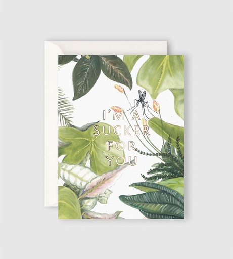 [3654_3679] Father Rabbit Greeting Card (I'm A Sucker For You)