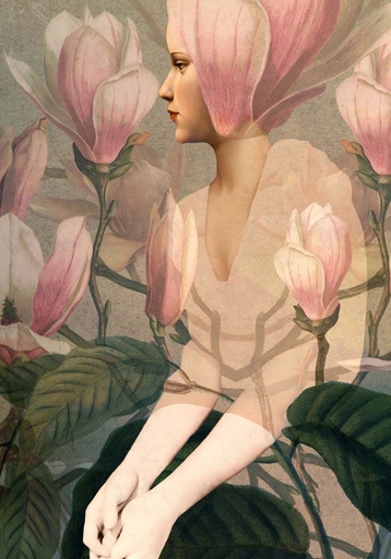 [67953] "Magnolia Girl" - Card