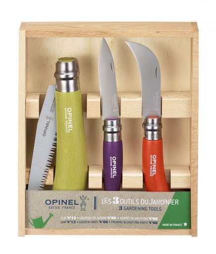 [P_416] Opinel Gardeners 3pc Tool Set