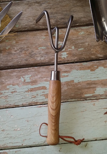 [P_314] Stainless Steel Hand Cultivator