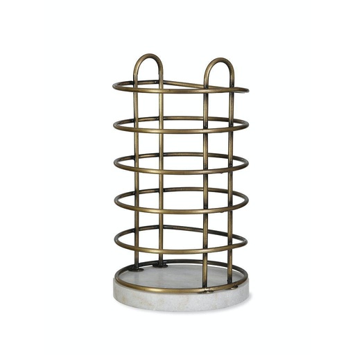 [4099] Brompton Utensil Holder with Marble Base