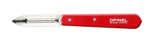 [3864] Opinel Microserrated Peeler - Red