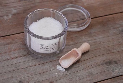[HIESPws] Salt Pot | Glass with Wooden Scoop