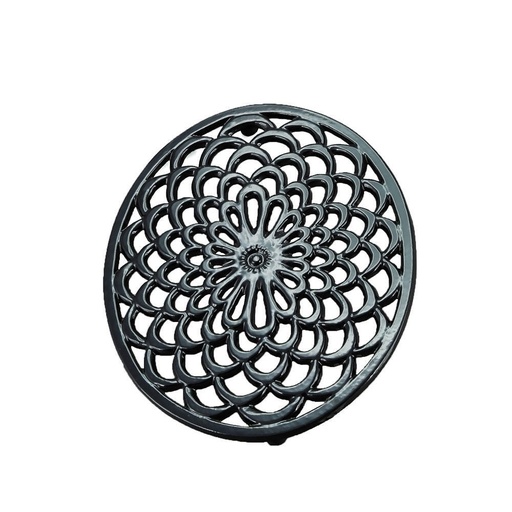 [29618] Oval Enamelled Trivet - Black