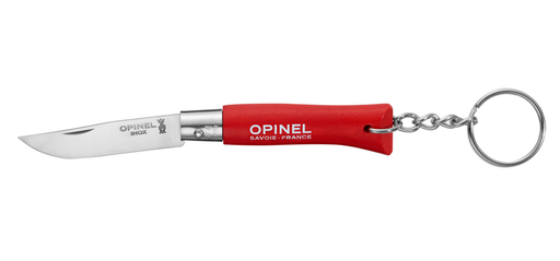 [2533] Opinel No.04 Keyring - Red