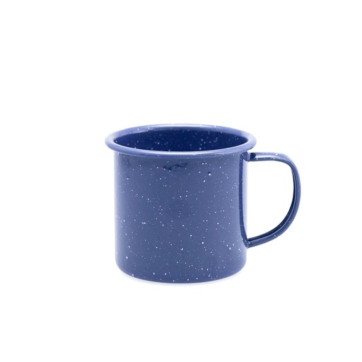 [68076] Enamel Mug - Blue with White Speckle 350ml