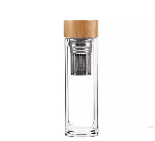 [66962] Double-Walled Glass Tea Tumbler
