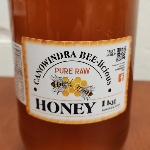 [CBLH1000] Canowindra Bee-licious Raw Honey - 1kg