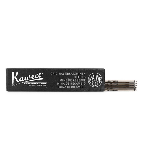 [KW-10000371] Kaweco - D1 Soul Ballpoint Refill - Suits Retractable SPORT - Pack of 5 - Black