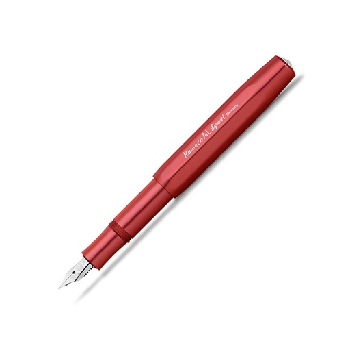 [KW-10001562_R] Kaweco - AL Sport - Fountain Pen - Fine - Deep Red